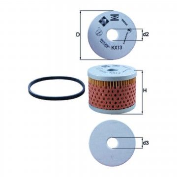 Filtro Combustivel MAHLE