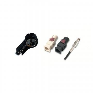 Adptador AM / FM: FAKRA M / ISO - BMW Mercedes