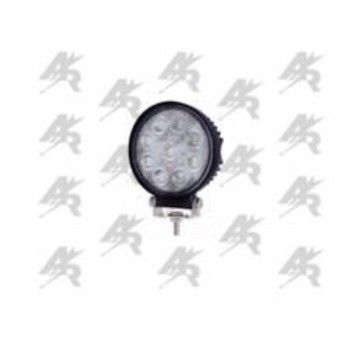 FAROL DE TRABALHO REDONDO 27W  10-80V  2700LM  6000K
