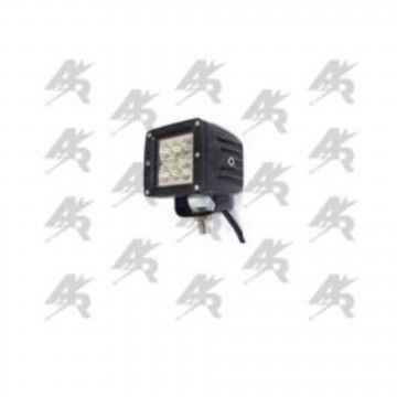 FAROL DE TRABALHO QUADRADO 18W  10-30V  1800LM  6000K