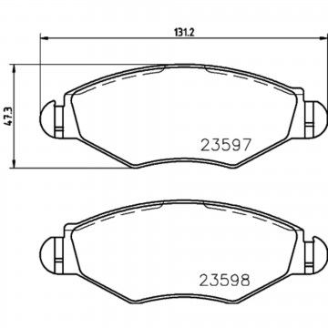 Jg Pastilhas Citroen , Peugeot 206 Hatchback (2A/C)