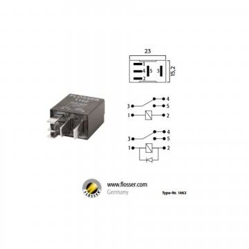 MICRO RELEY 24VTS 5-TERMINAIS  S/DIODO
