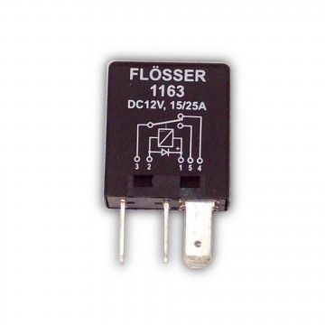 MICRO-RELEY 12V25A   5-Terminais   COM DIODO