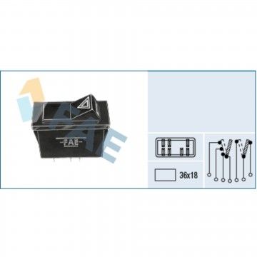 INTERRUPTOR DE TECLA P/ 4 PISCAS
