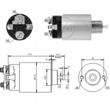 BOBINE MITSUBISHI M2T84071