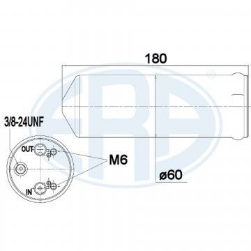 0131 - Secador, ar condicionado Volvo S60, S80, V70
