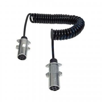 CABO ESPIRAL 24VTS 7 CONEXOES METALICO TYPE-S  4,5mt