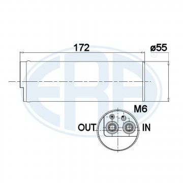 Secador, ar condicionado Opel Corsa C