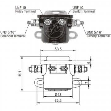 BOBINE AUXILIAR 12VTS