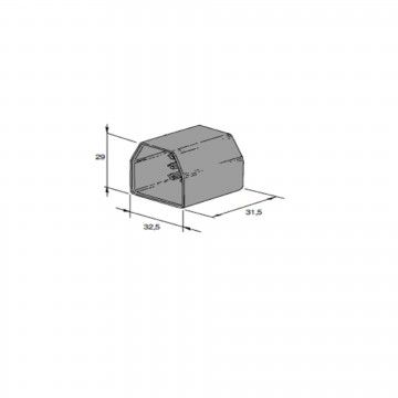 CONECTOR PRETO 11 LIG.