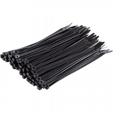 ABRAADEIRA PLASTICA PRETA 2.5X100MM