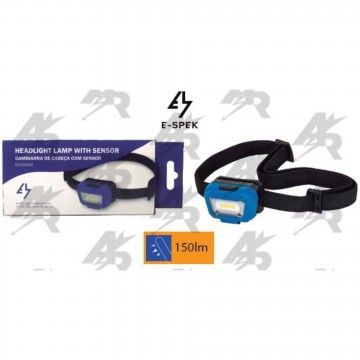 GAMBIARRA DE CABEA COB LED RECARREGAVEL COM SENSOR